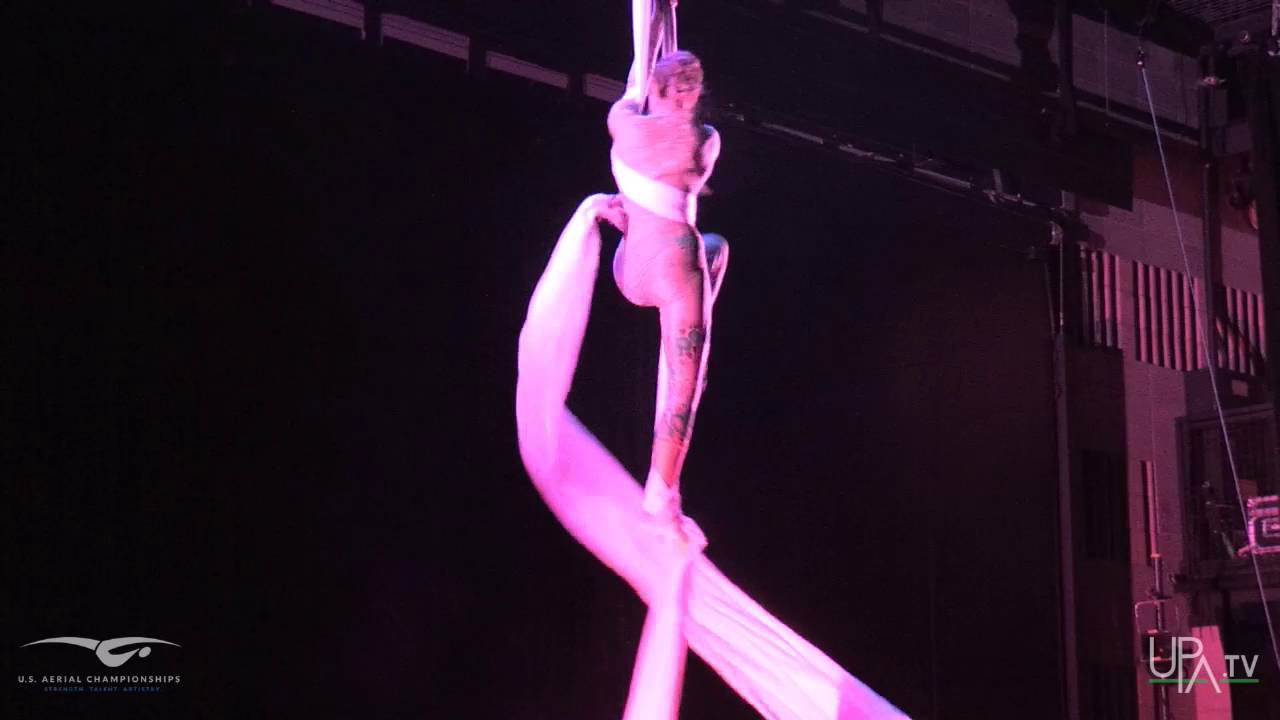 Erika Vicente, Argentina. 2016 Female Silks U.S. Aerial Competitor.