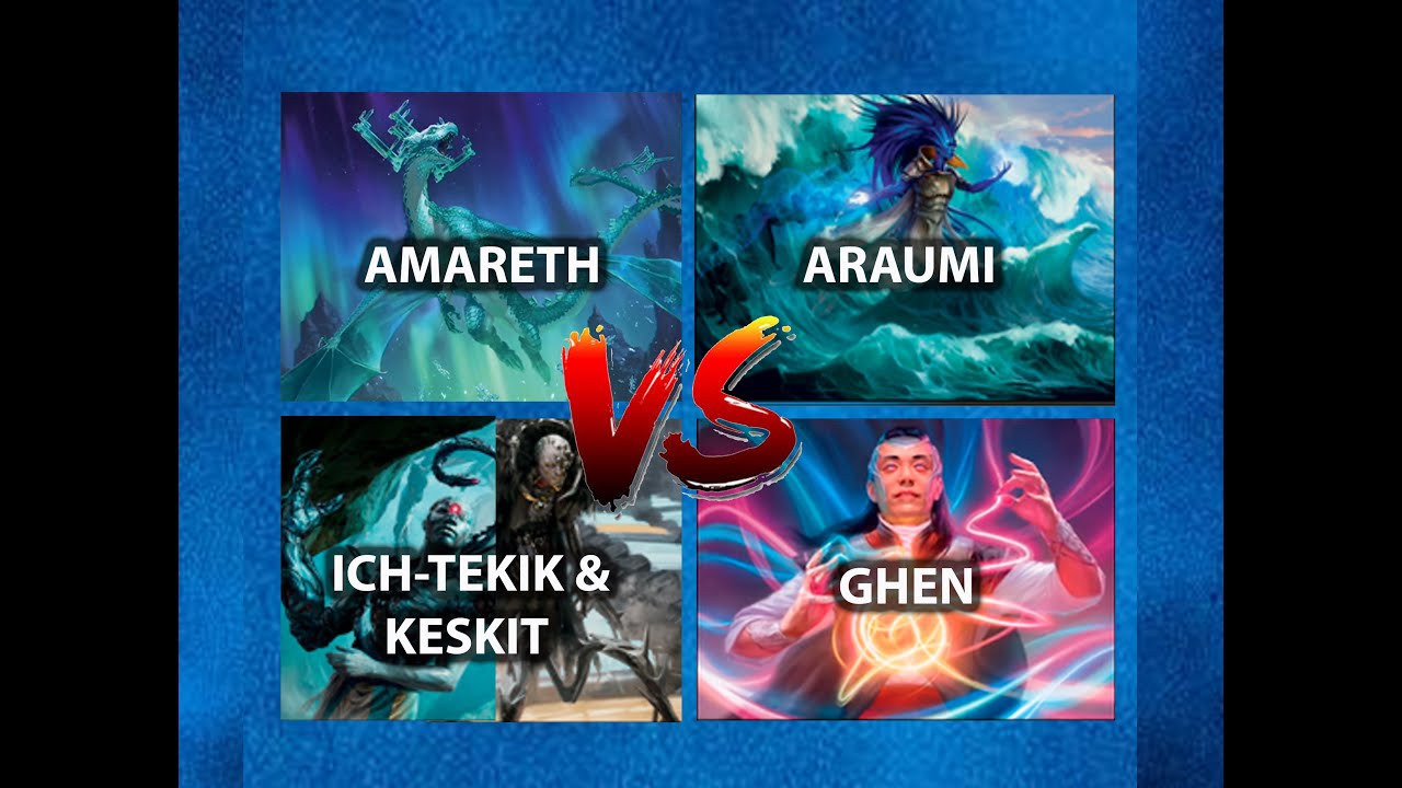 Amareth v Araumi v Ghen v Ich-Tekik & Keskit Commander Gameplay | Magic: the Gathering EDH