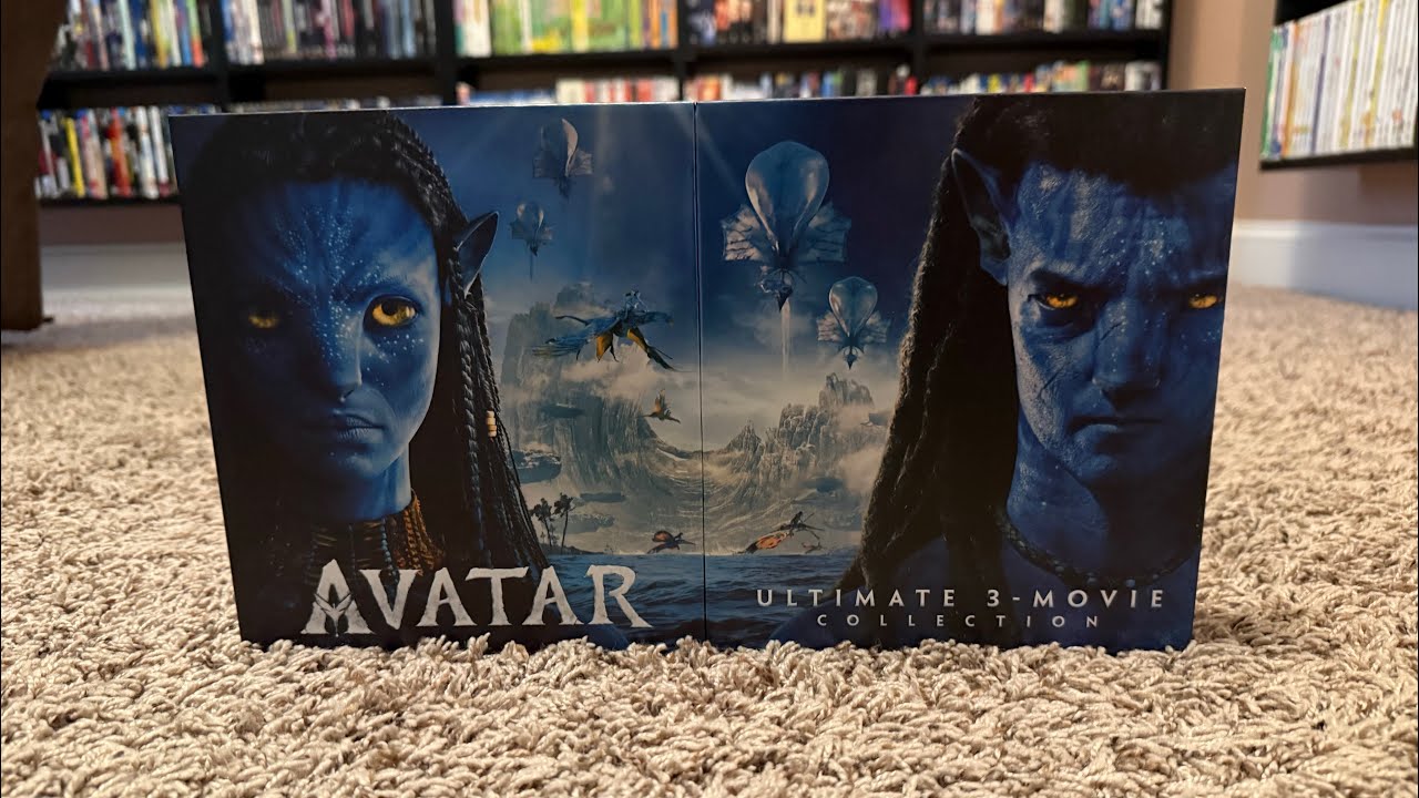 Распаковка коллекции из 3 фильмов &laquo;Аватар&raquo; в формате 4K Blu-ray