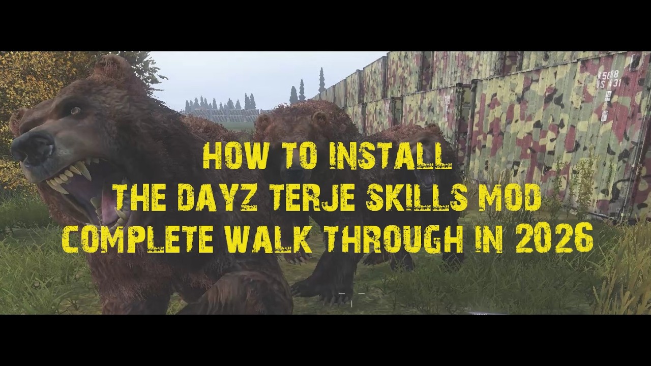 👉 How to Install Terje Skills Mods on Your DayZ PC Server (Full Step-by-Step Guide 2026)
