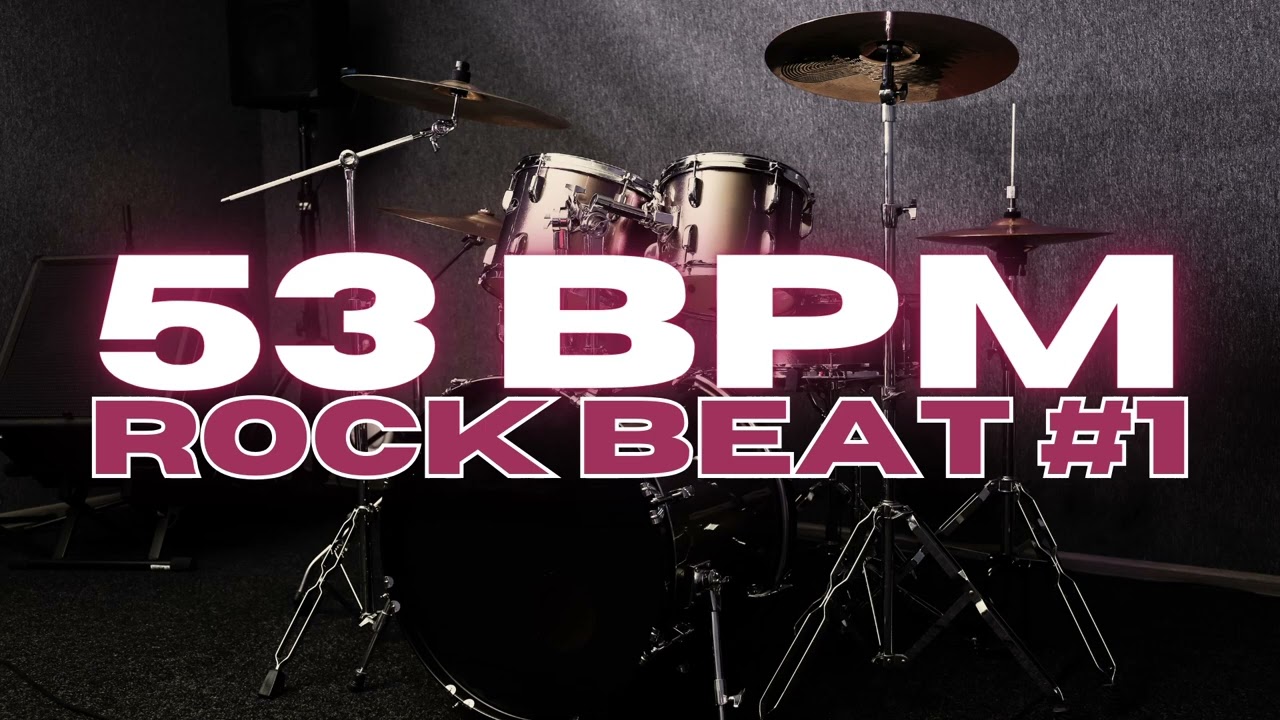 53 BPM - Rock Drum Beat - Loop 1