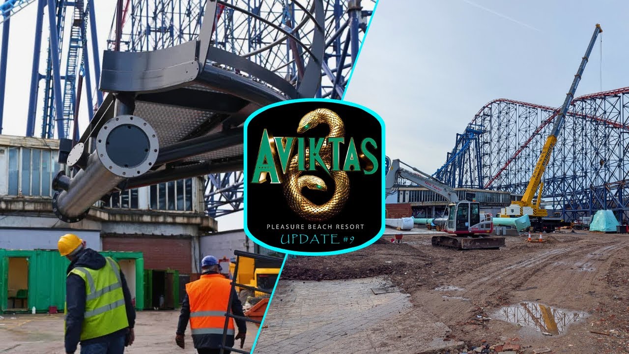 Мы были на месте! — Новости строительства Aviktas №9 — Blackpool Pleasure Beach