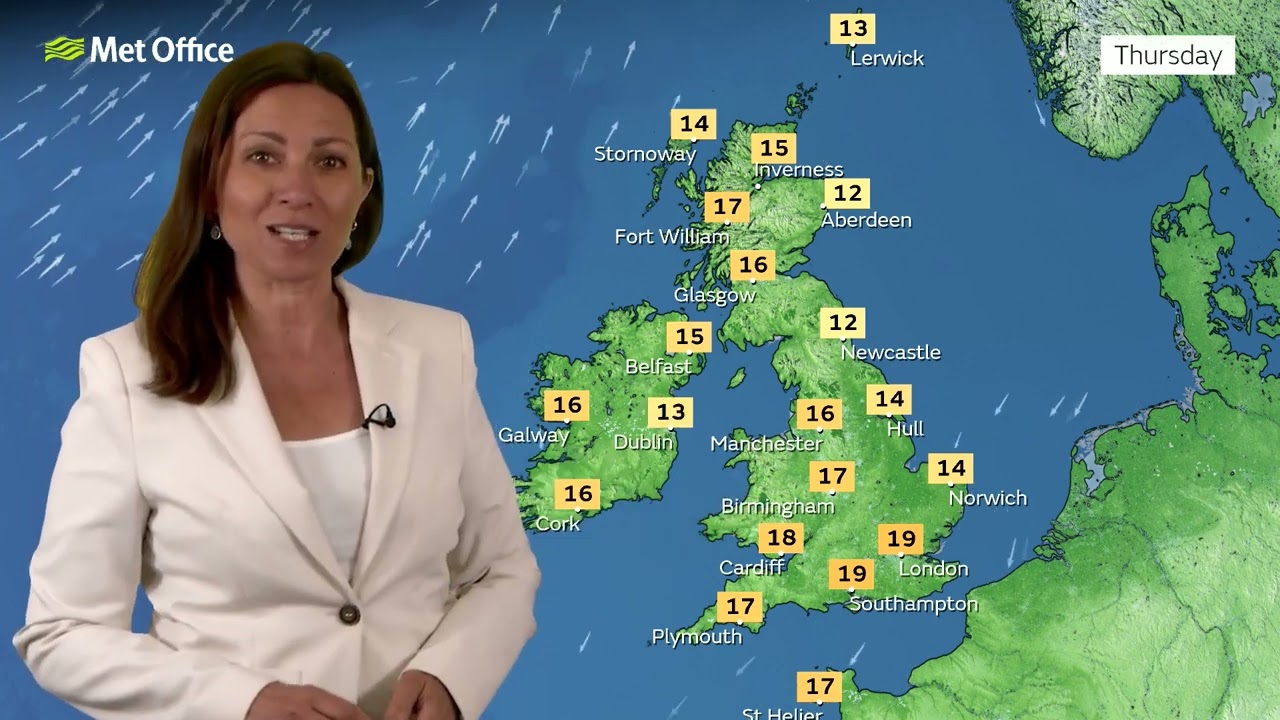 Clare Nasir Met Office Weather 8th May 2025 AM