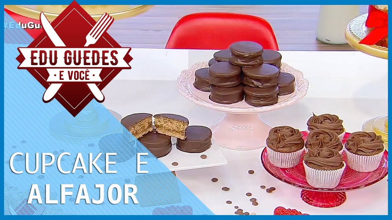Convidada de Edu Guedes ensina receitas de cupcake e alfajor