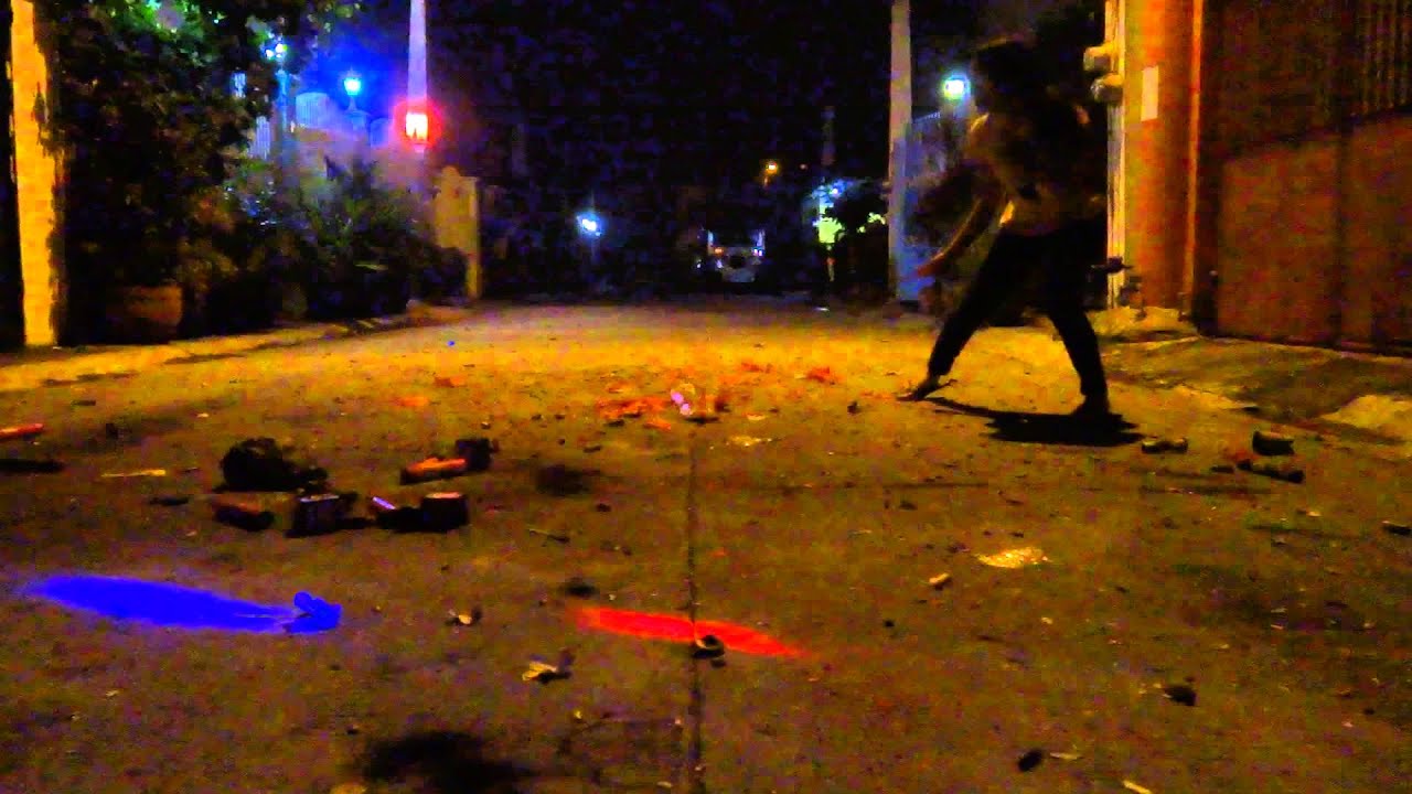 New Year's Celebration 2015: 100 rounds Judas belt firecracker