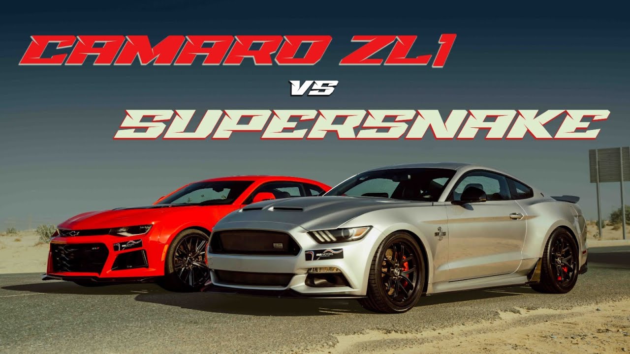 Shelby Super Snake vs Camaro ZL1 | America’s Ultimate Muscle Car Battle