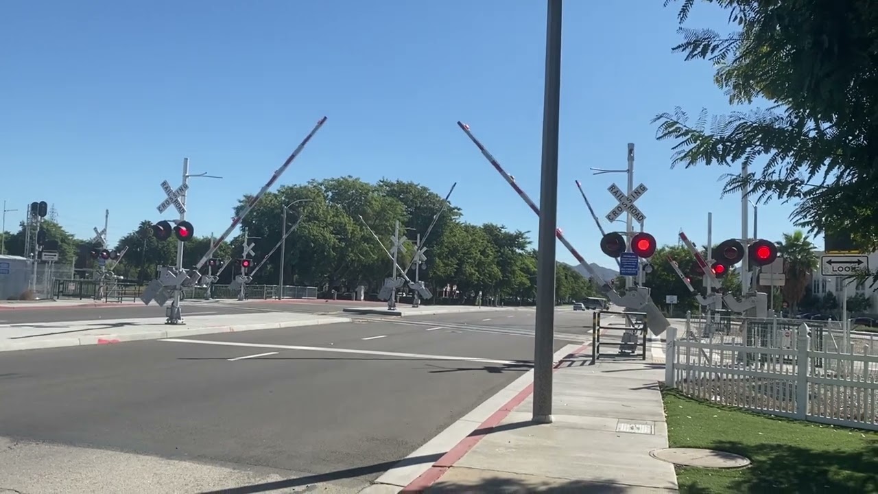 Waterman Ave. Railroad Crossing - San Bernardino, CA