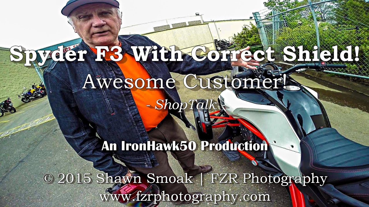 Spyder F3 With Correct Shield! - Awesome Customer! | ShopTalk