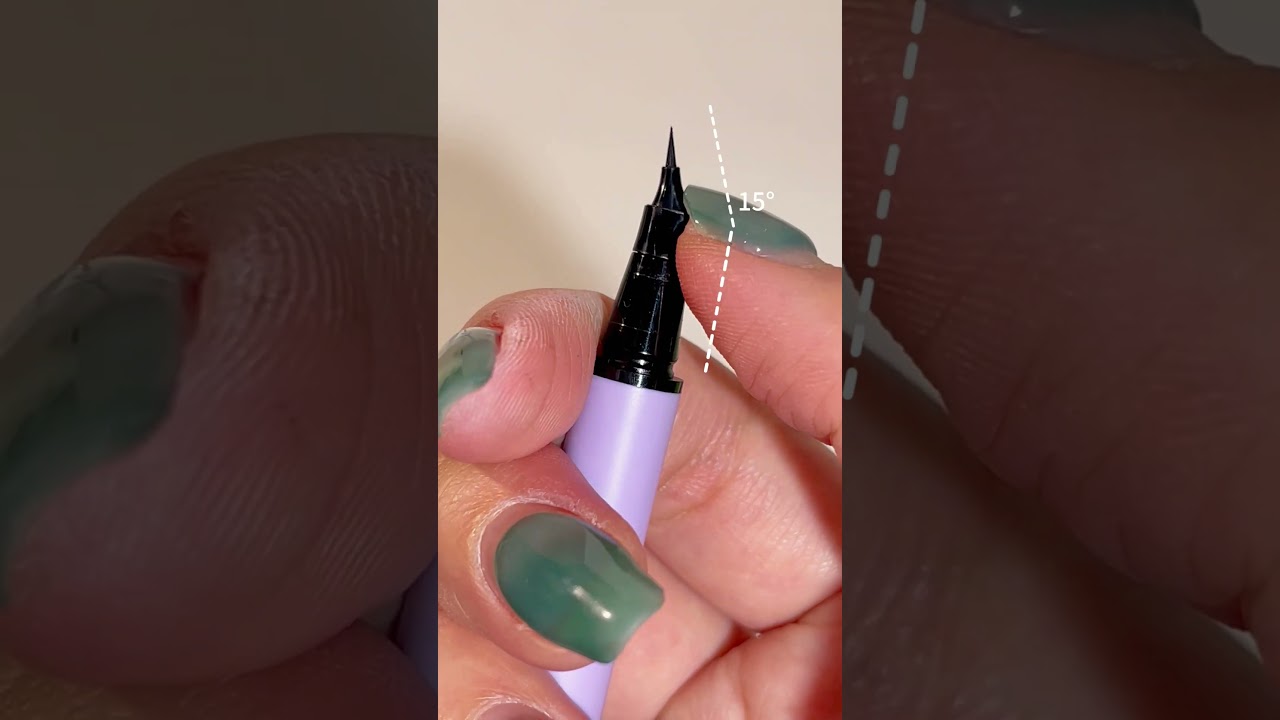 Our Pro-Flex Angled Eyeliner allows you to swipe an even line on your lids with expert precision!