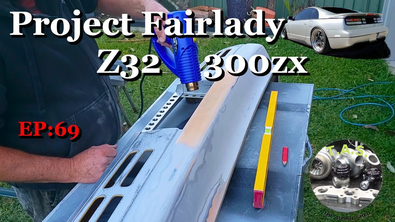 Rear Bumper Repairs. Project Fairlady The Nissan Z32 300zx Twin Turbo Mega Build.