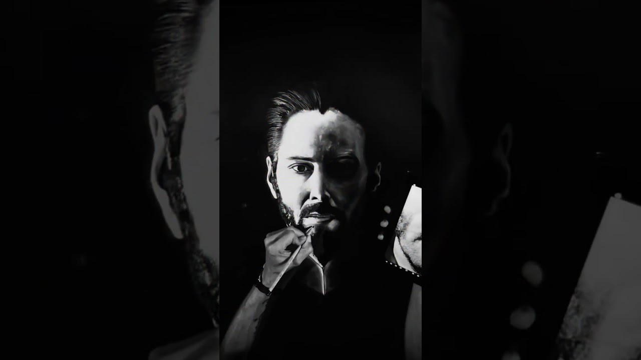 Keanu Reeves timelapse draw