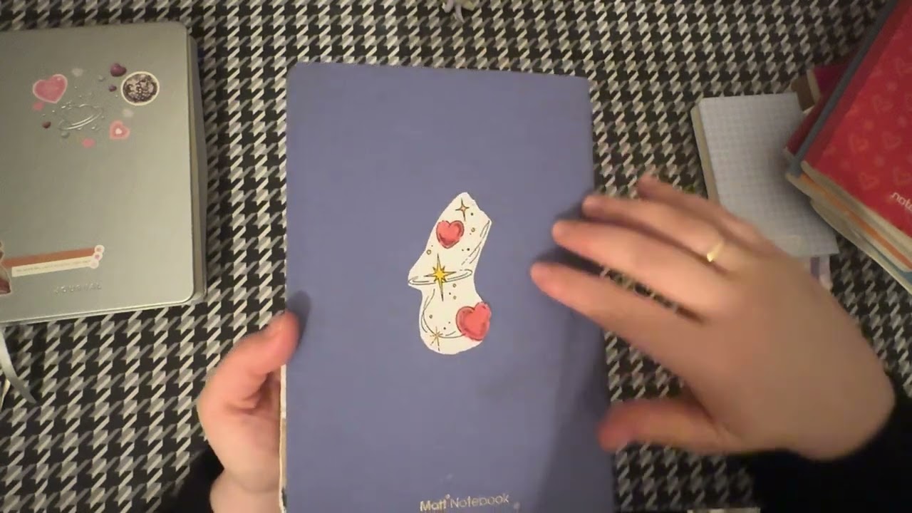 Paper Sounds ASMR// Your bored friend is showing you their notebooks//