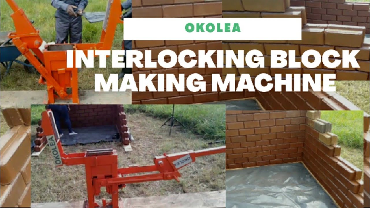 OKOLEA ADVANCED INTERLOCKING BRICK/ BLOCKS MAKING MACHINE