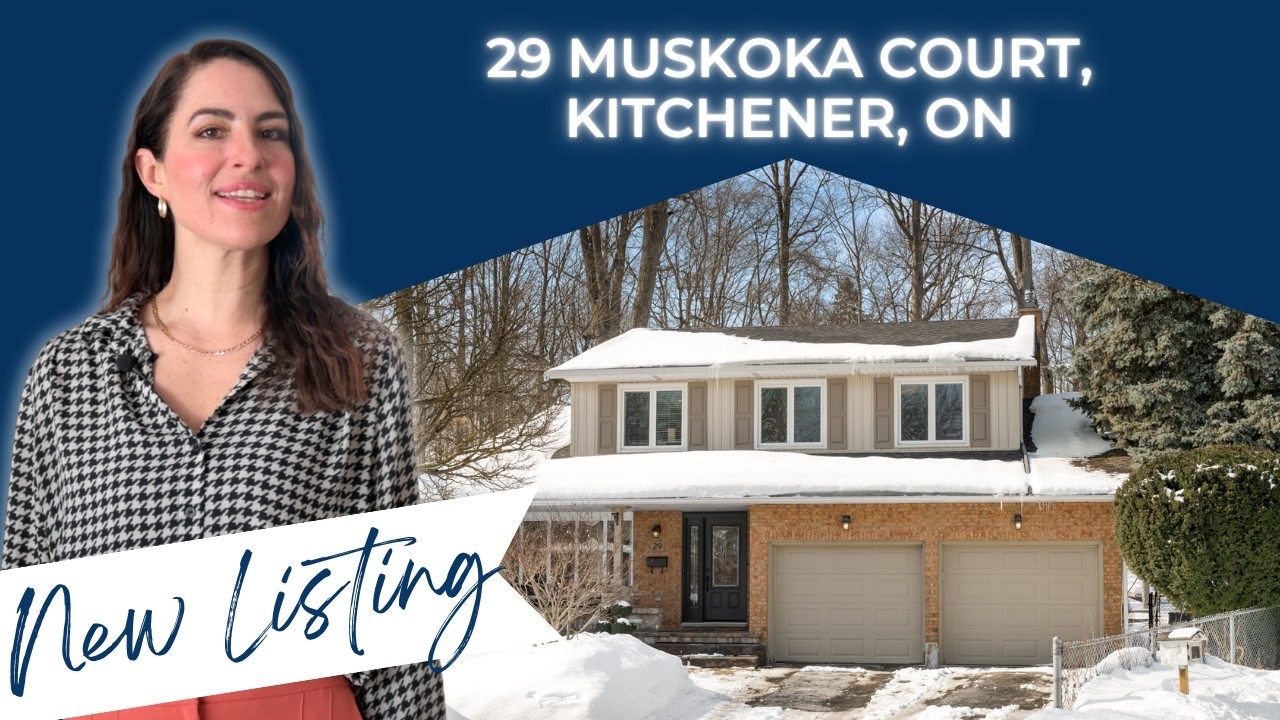 $1,250,000 A Forever Home in Kitchener backing onto a lush forest | Follow the Full Tour