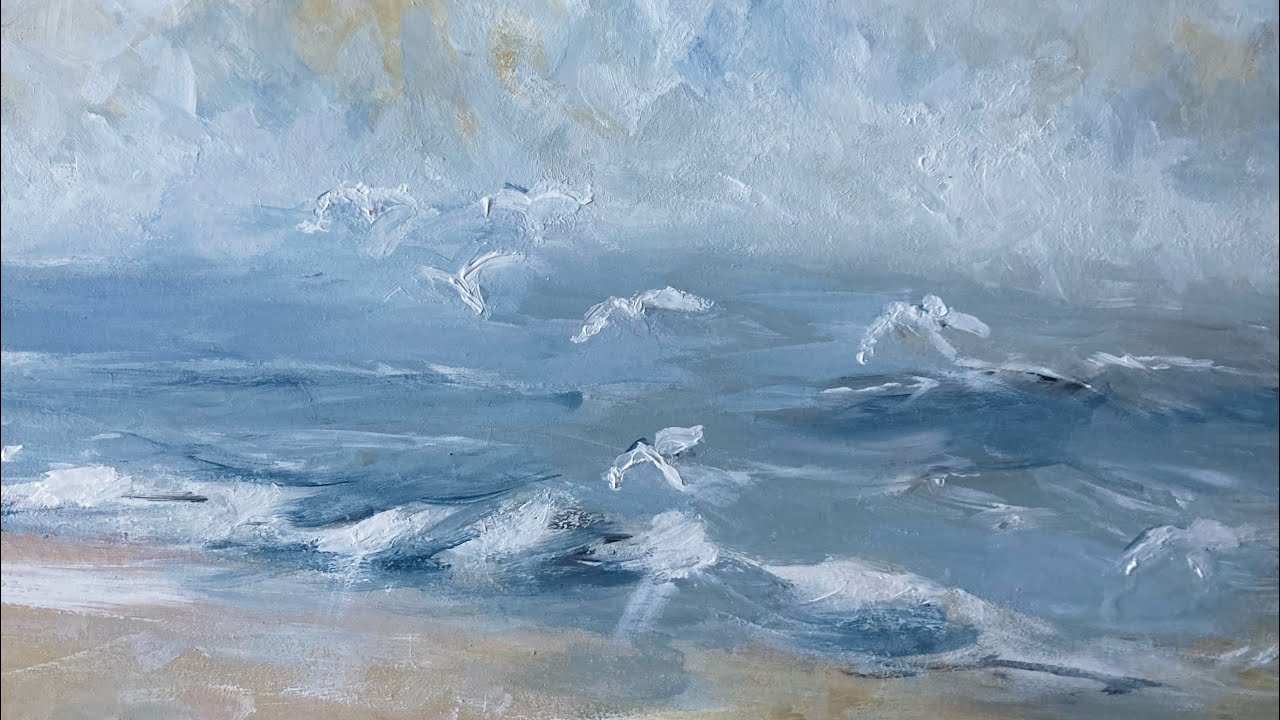 Fluisteringen van de Zee - xl Kunst Tv Achtergrond video @kristakitszart 