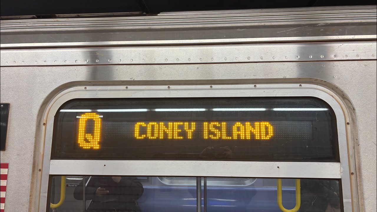 R160 Siemens Q train: 96th Street-2nd Avenue to Coney Island-Stillwell Avenue