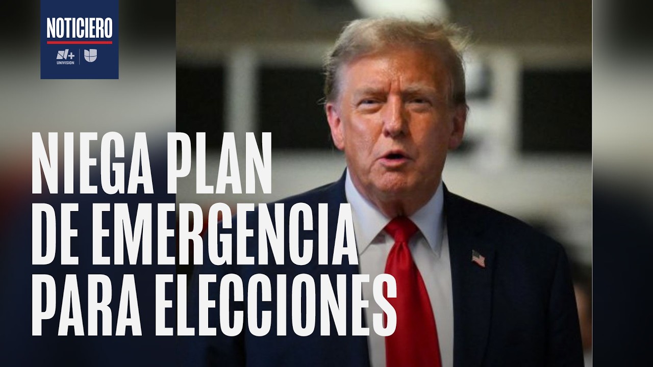 Trump niega estar considerando declarar estado de emergencia antes de elecciones de medio término