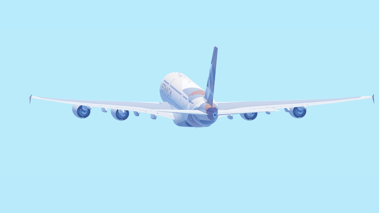 Etihad Airways Airbus A380-800 takeoff AUH/OMAA RWY 31R (Infinite Flight)