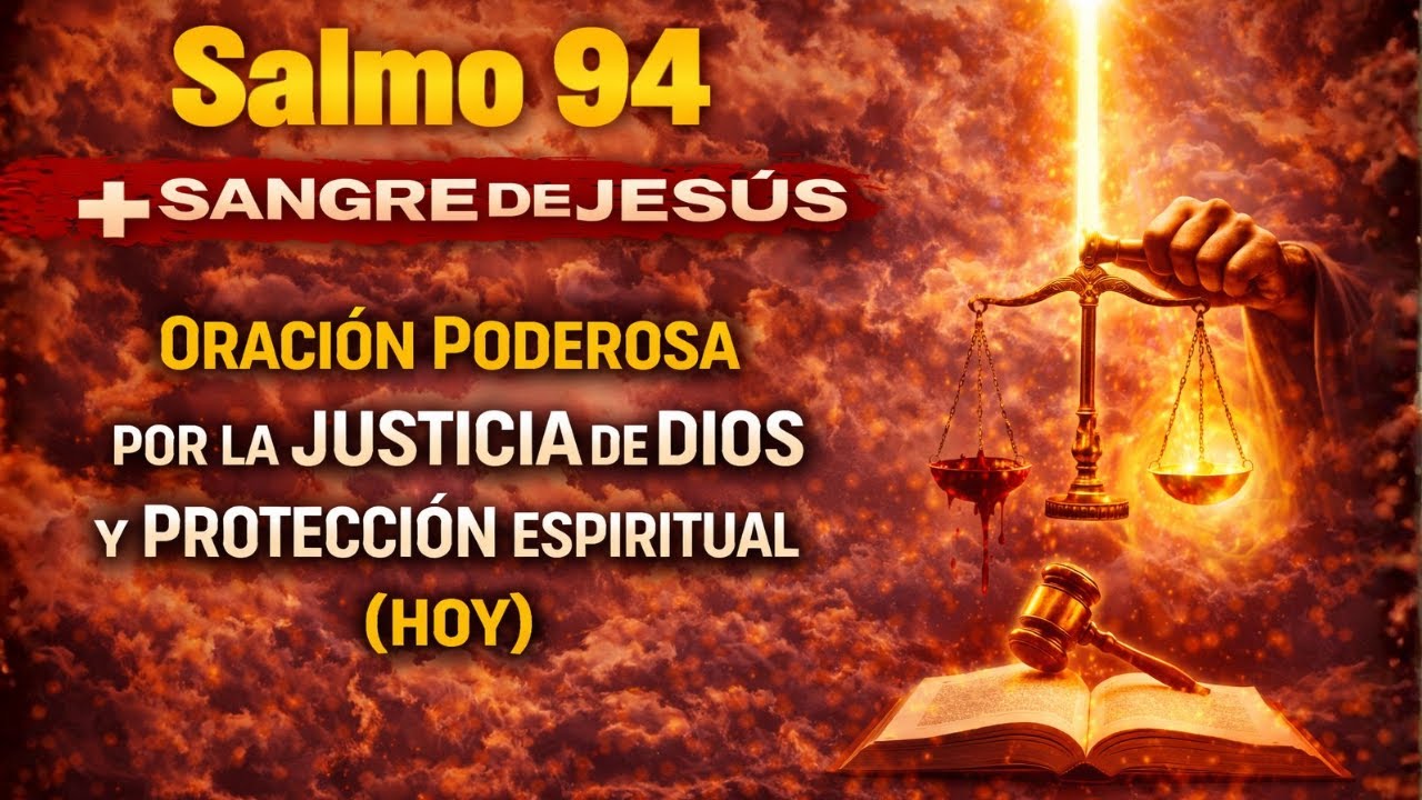 Salmo 94 + Sangre de Jesús — Oración Poderosa por la Justicia de Dios y Protección Espiritual (Hoy)