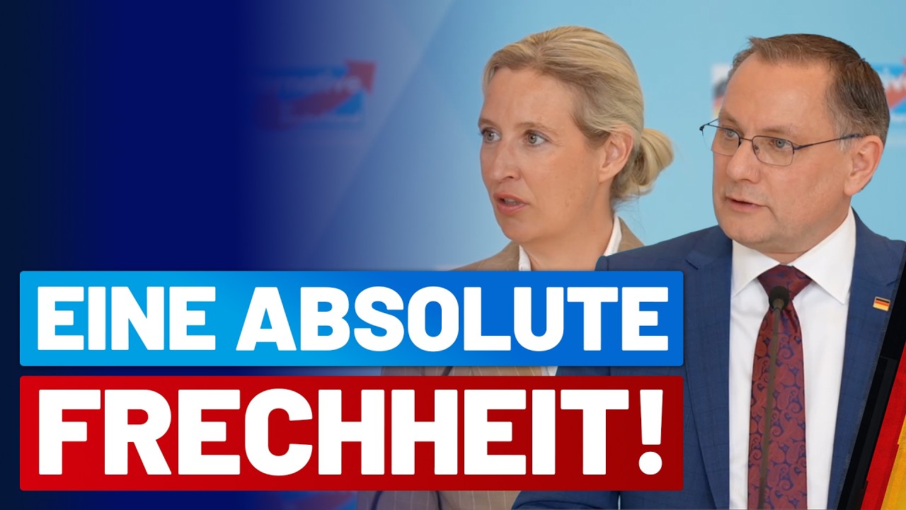 Alice Weidel & Tino Chrupalla rechnen mit den Vorschl&auml;gen der Merz-Regierung ab! - AfD-Fraktion