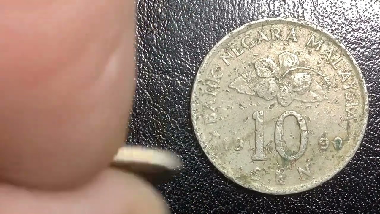 1980-1990 Malaysia old coins 10 SEN