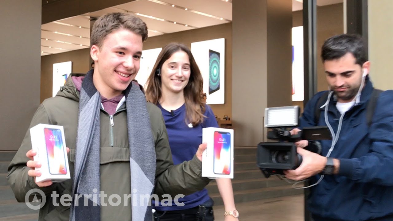 LANZAMIENTO del iPhone X en BARCELONA