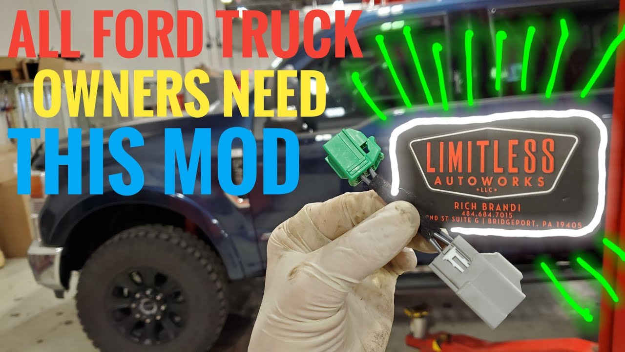 2017-2022 FORD F250 F350 F450 Trucks | Mirror Spot Light **EASY** MODIFICATION |