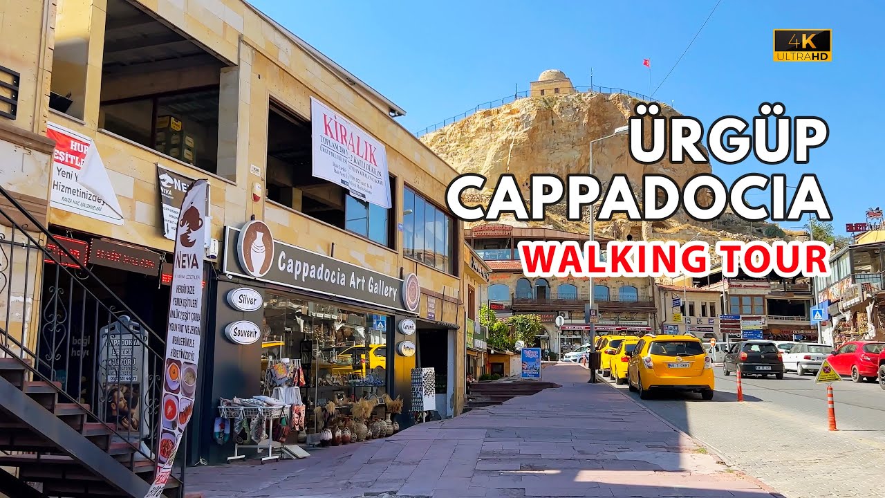 Удивительная Каппадокия 🇹🇷 Уютный городок Ургюп 🗺️ПЕШАЯ ЭКСКУРСИЯ #turkey #турция #каппадокия #ургюп