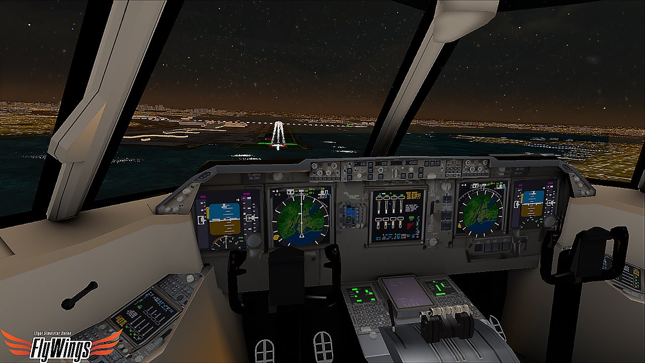 Flight Simulator Night NY 2015 - Gameplay Android