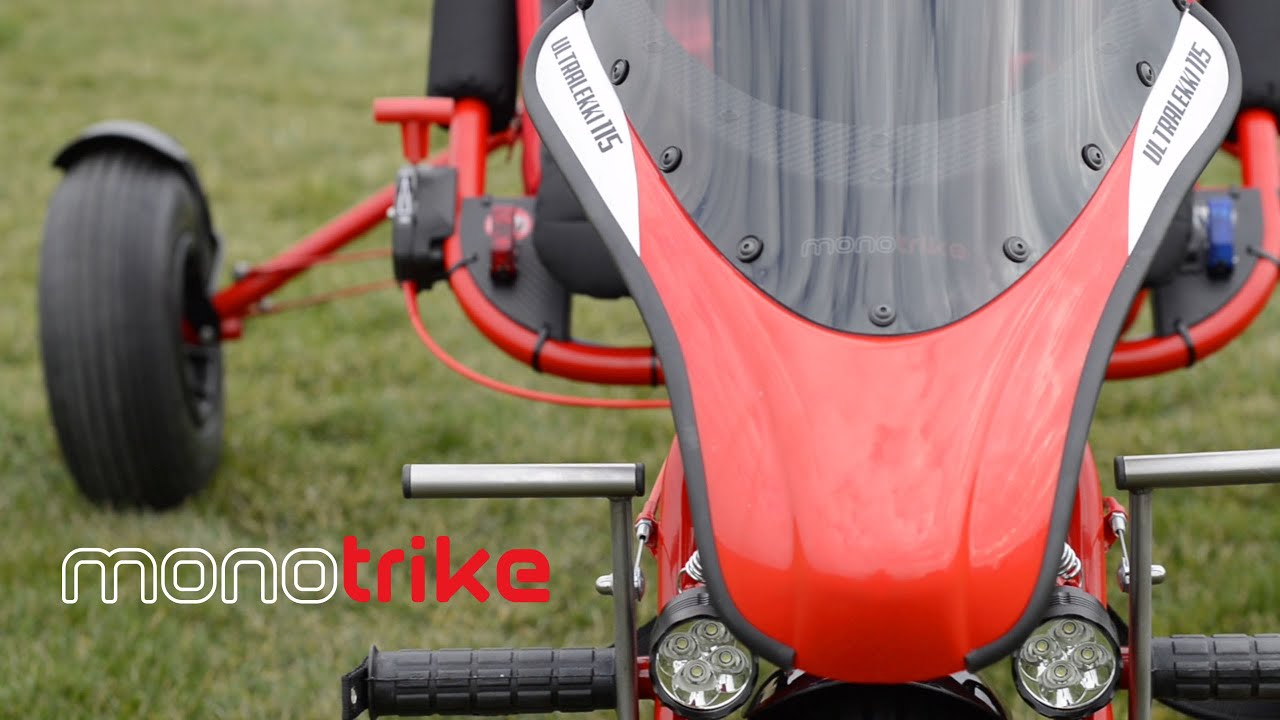 New monotrike with Motoroma LC engine - first flight.