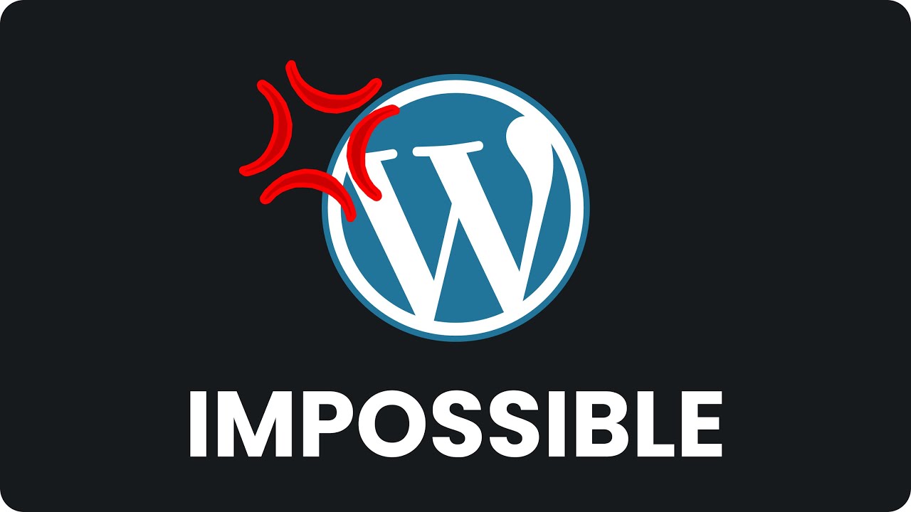 So I Redesigned WordPress... | Speed UI Design