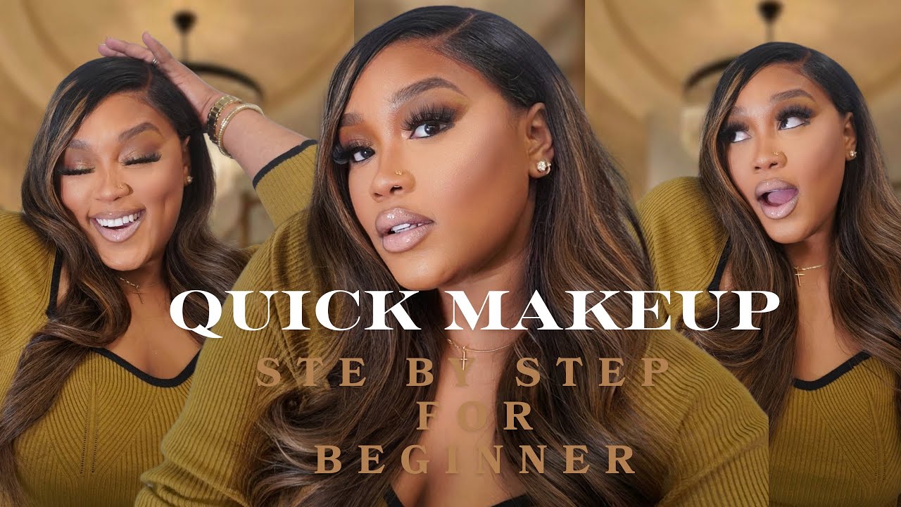 Quick MakeUp step by step beginner Level