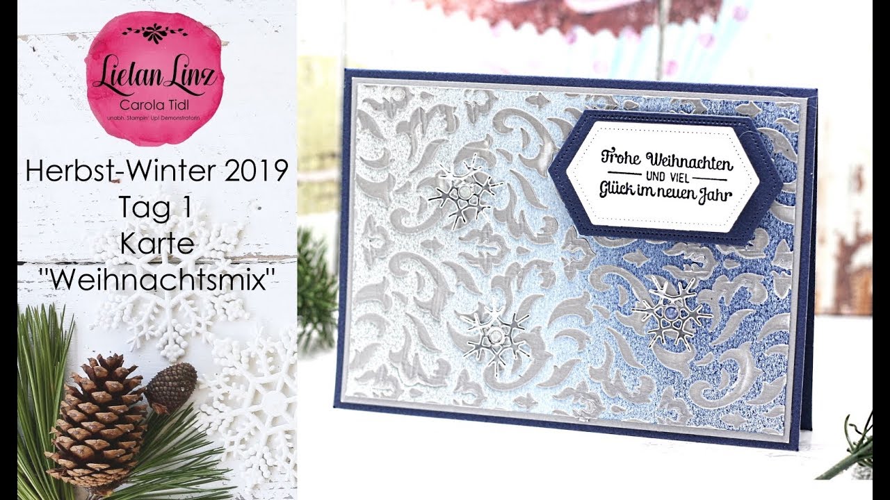 Herbst-Winter 2019 Tag 1: Karte Weihnachtsmix