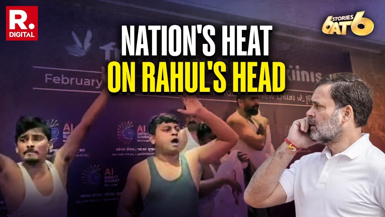 6 Stories At 6: Did Congress Want A Nepal-like Gen-Z Revolution? Rahul Facing Nation's Heat