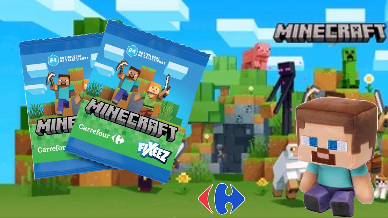 24&bull;Pliculețe&bull;Fixeez&bull;Minecraft&bull;Carrefour