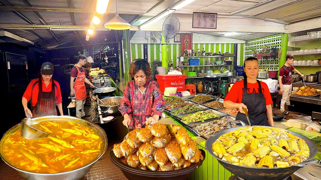 50-летний опыт бабушки в приготовлении еды! 200 видов жареной рыбы с куркумой и 50 тайских карри