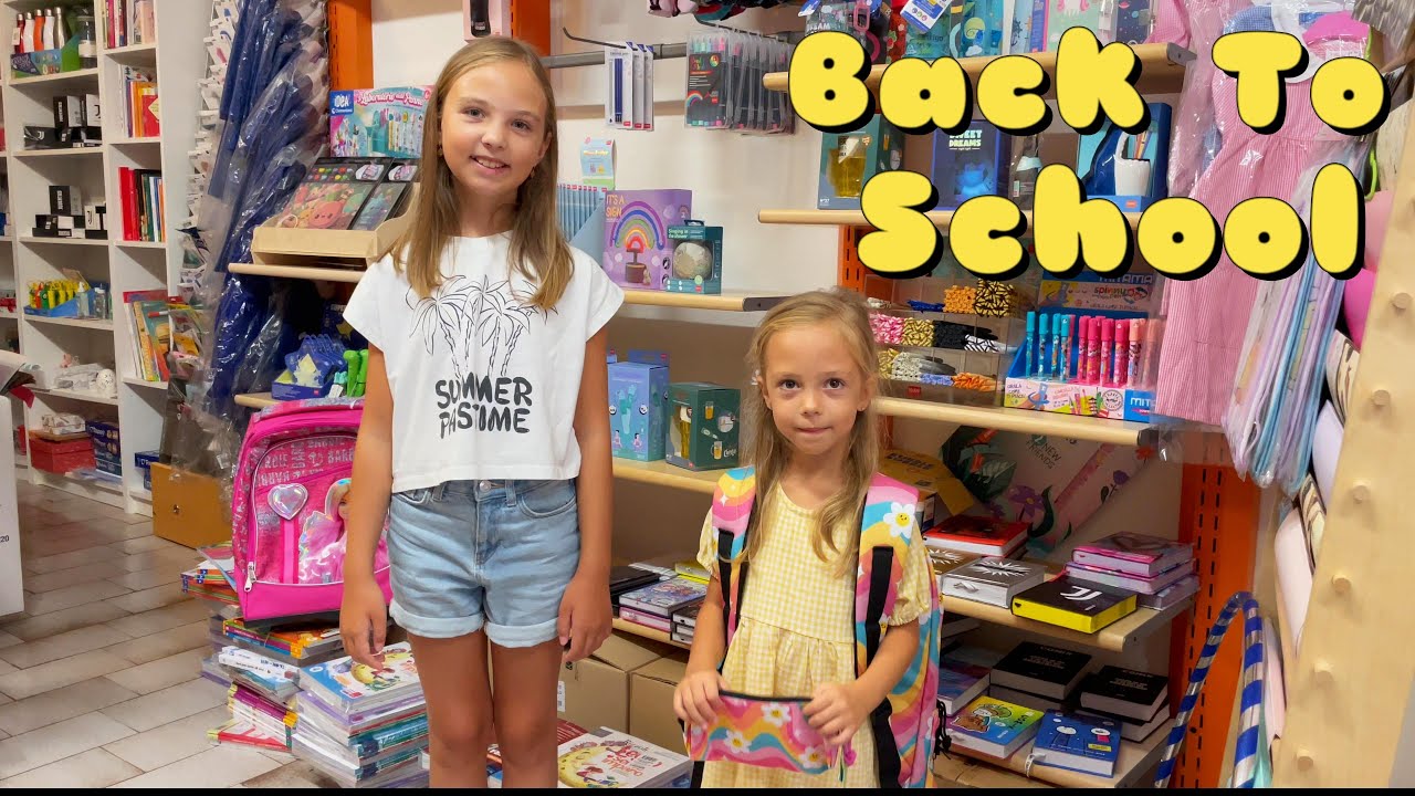 BACK TO SCHOOL 2025 con Sarah e Chloe ✨ Family Vlog 📚