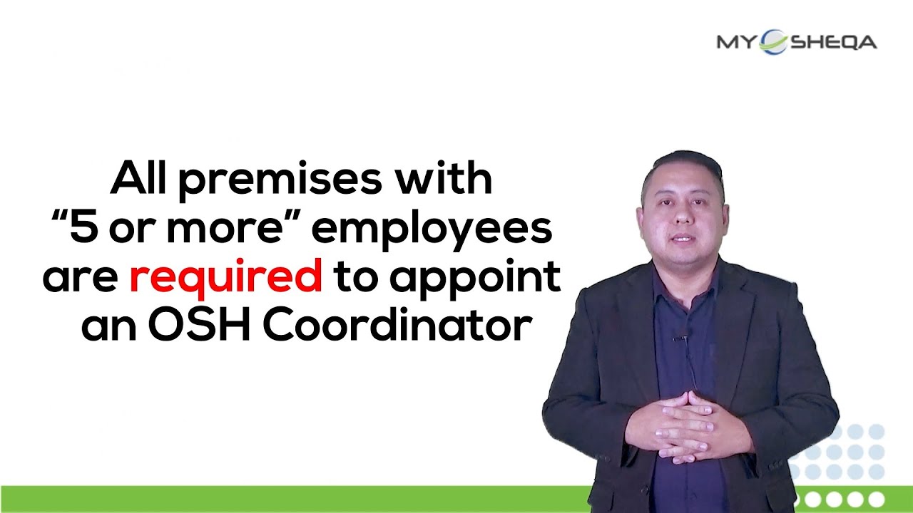 Introduction to Occupational, Safety and Health (OSH) Coordinator