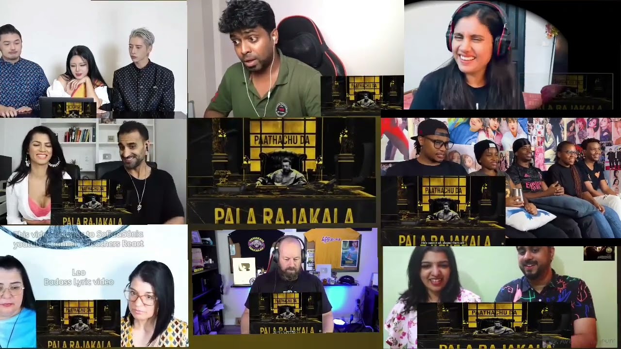 Leo Badass Song Multi reaction , Anirudh Ravichander , Thalapathy vijay , Lokesh kanagaraj.