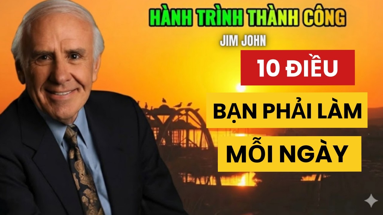 10 Điều Bạn Phải Làm Mỗi Ngày  Động Lực Từ Jim Rohn_TINH HOA VLOG #JimRohn #KyLuat #ThanhCong