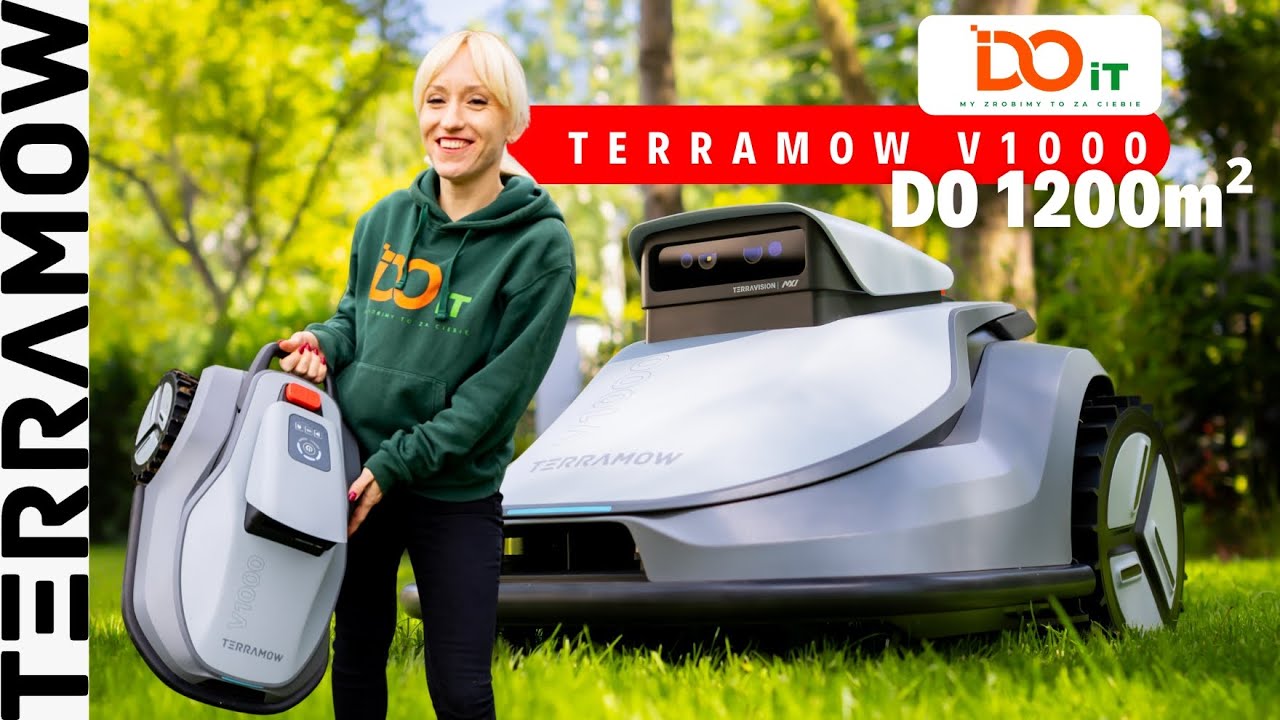 Robot koszący TERRAMOW V1000, dlaczego kobiety go kochają?