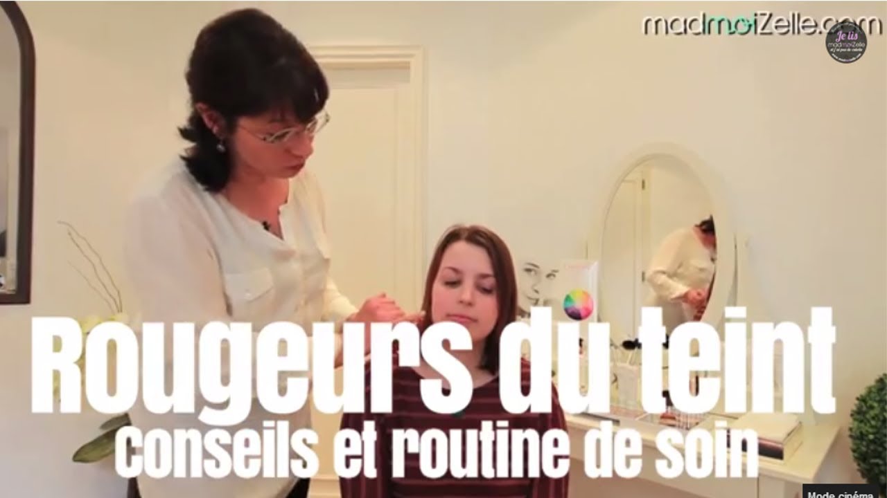 Rougeurs du teint : conseils et routine de soin - maquillage