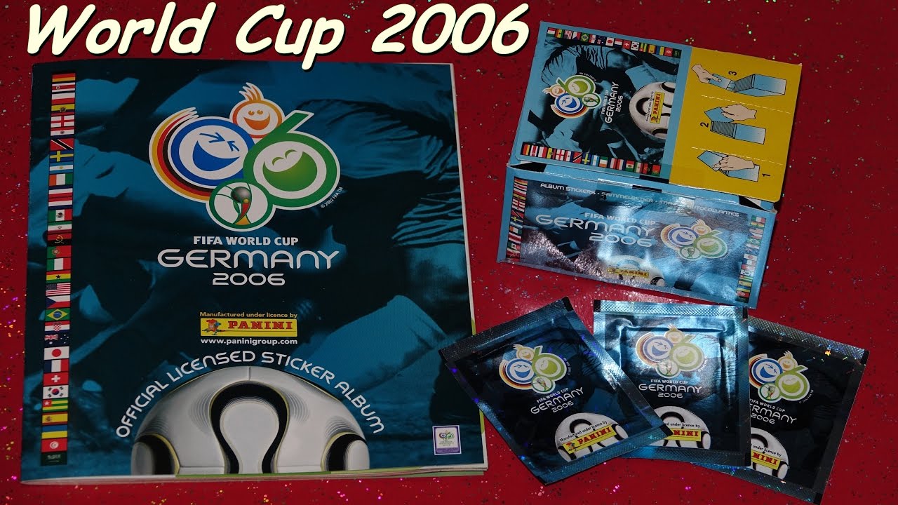 PANINI FIFA WORLD CUP GERMANY 2006 new STICKER ALBUM SOCCER WM Fußballweltmeisterschaft Deutschland