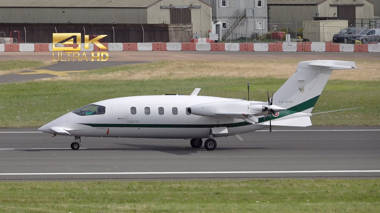 Piaggio P180E Avanti Italian Army MM62169 arrival RAF Fairford RIAT 2024 Esercito Italiano