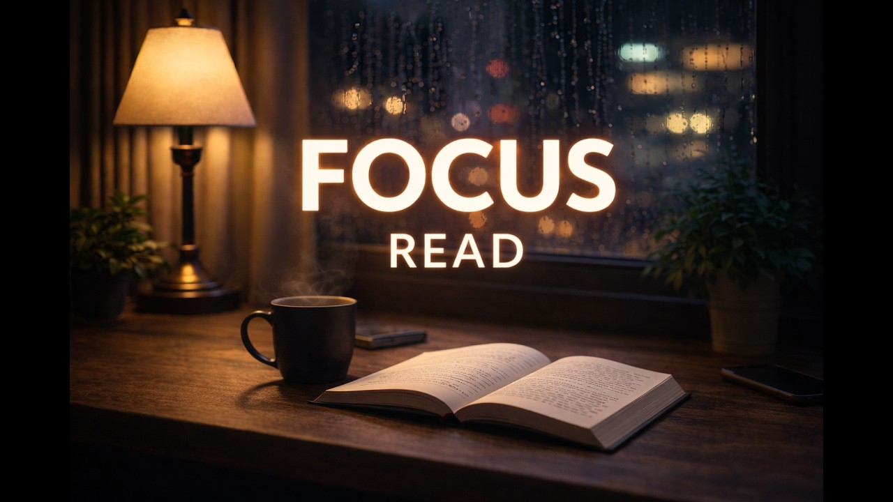 Deep Focus Lofi for Reading – Late Night Calm