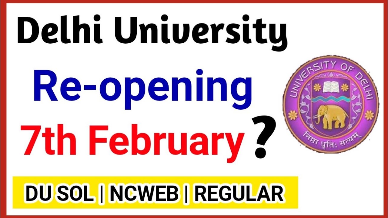 Du reopening date 2022 | Ddma Notice on College and school Reopening Latest update