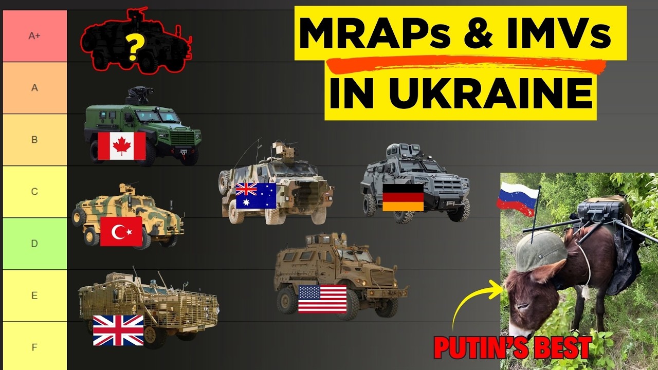 Rating The BEST & WORST Mine Resistant & Infantry Mobility Vehicles in Ukraine
