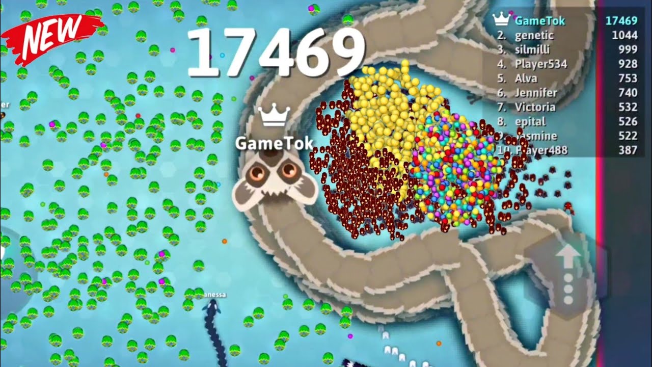 Most Delicious🐍 Snake Io🐍 Snake Game Epic Snakeio Gameplay