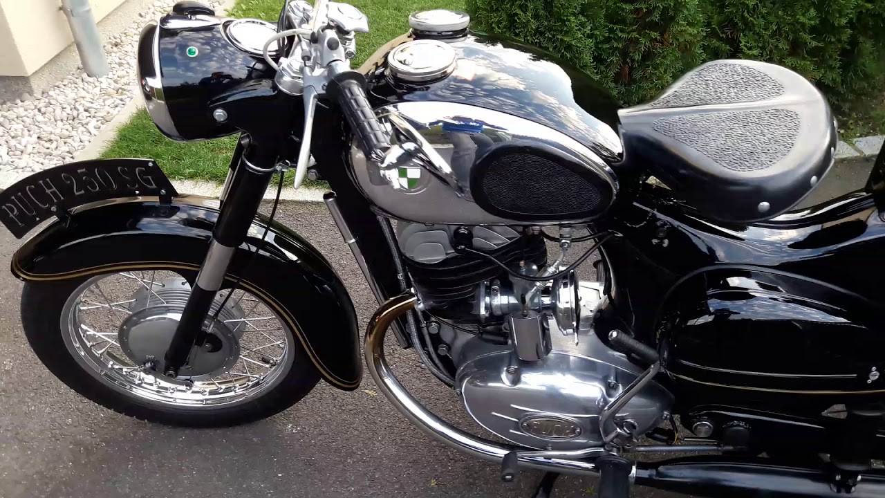Puch 250 SG, BJ. 1956 mit Burgess Auspuff
