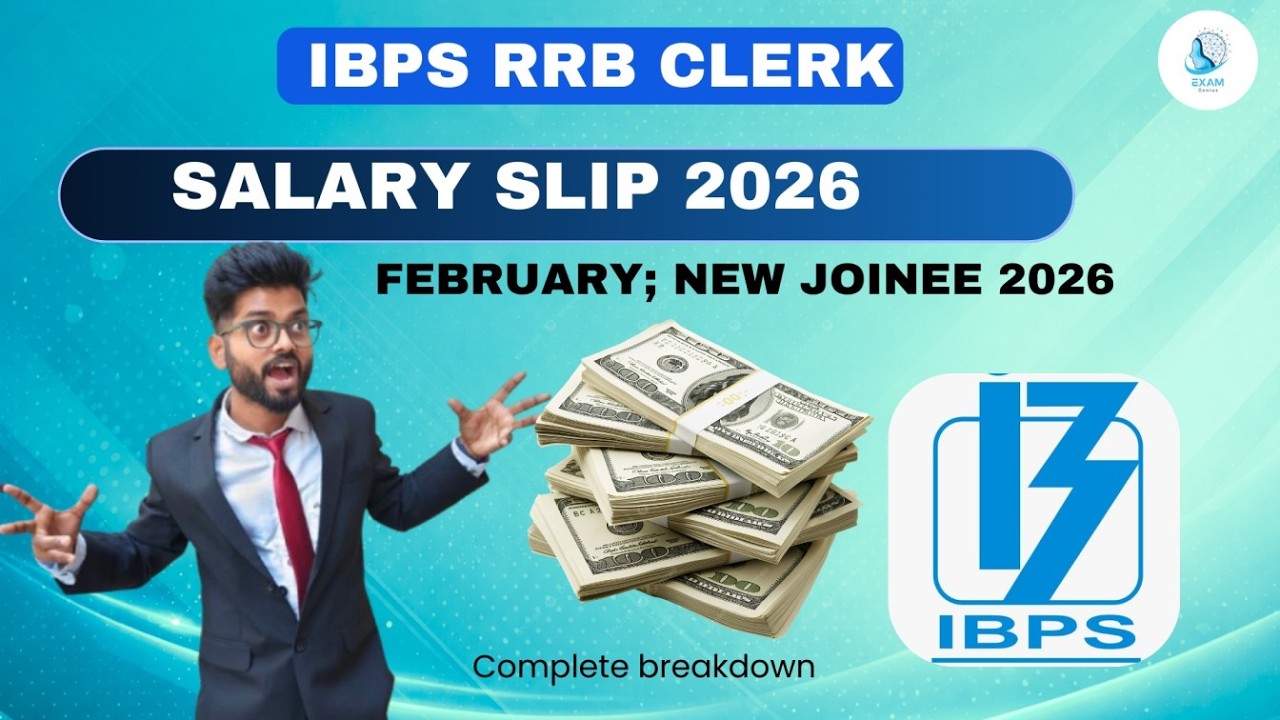 IBPS RRB Clerk Salary Slip 2026 | February New Joinee Salary | Complete Breakdown 💰